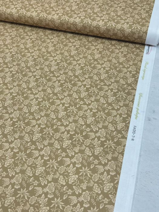 картинка Ткань 100% хлопок JulidoQuilt FA010-7 Коллекция Цветочные гравюры от магазина МиТекс на Пушкина 97