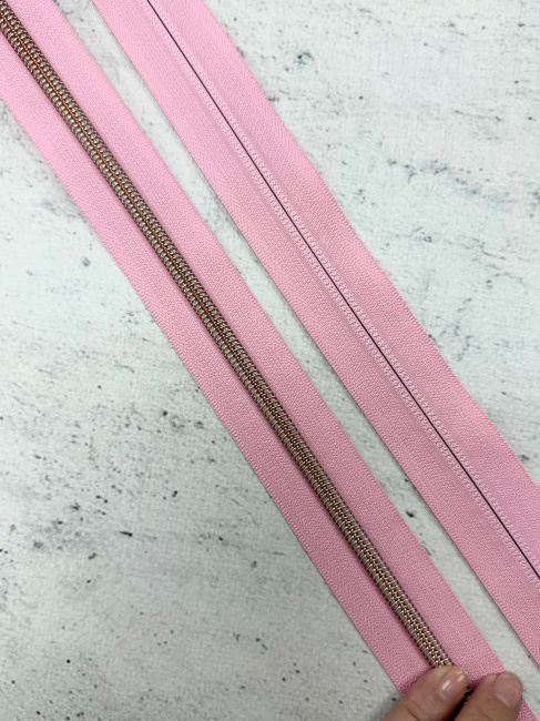 картинка Молния рулонная Спираль К6,  RoseGold розовый от магазина МиТекс на Пушкина 97
