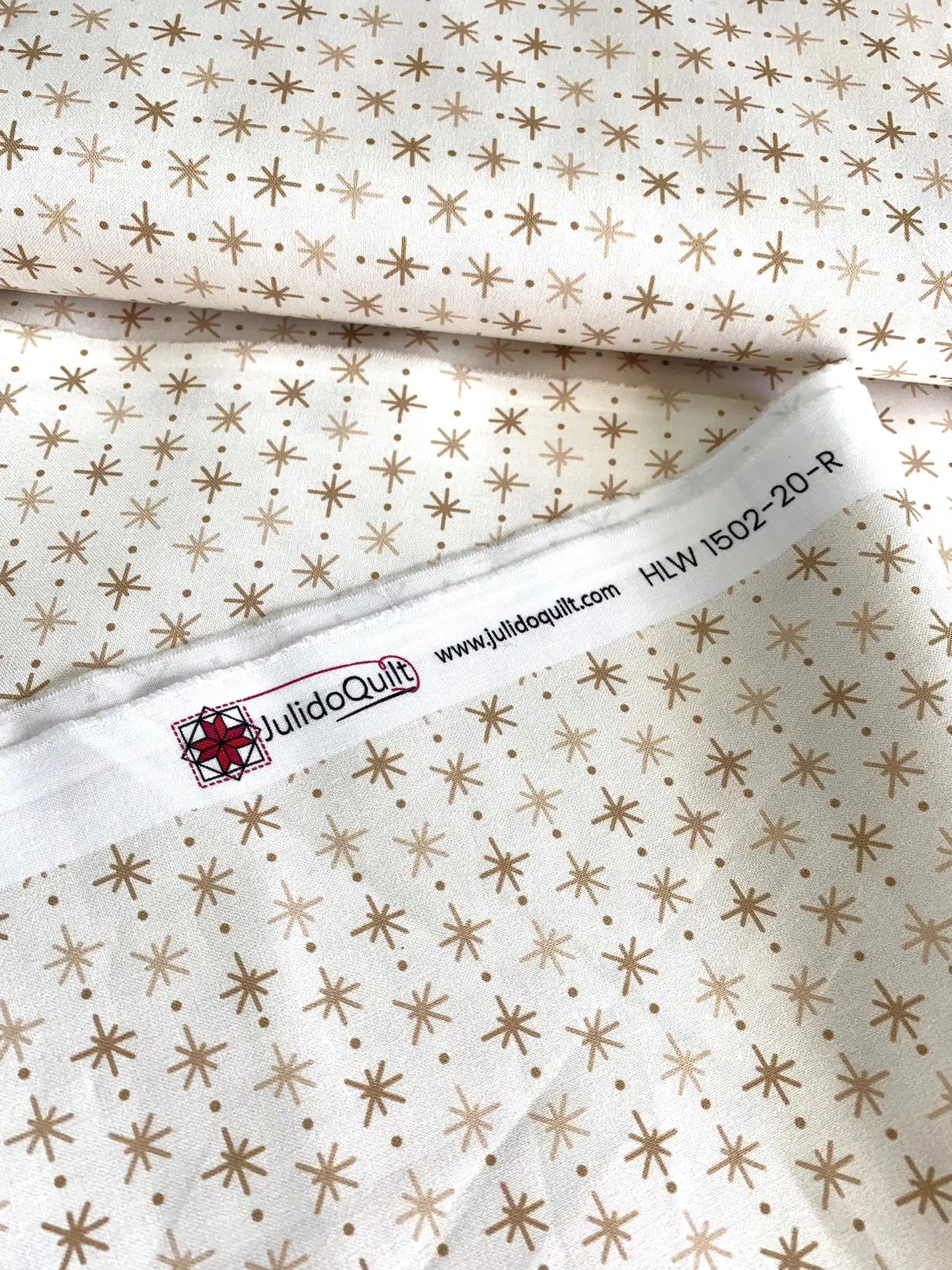 картинка HLW 1502-20 Ткань для пэчворка 100% хлопок JulidoQuilt Нежные сливки от магазина МиТекс на Пушкина 97