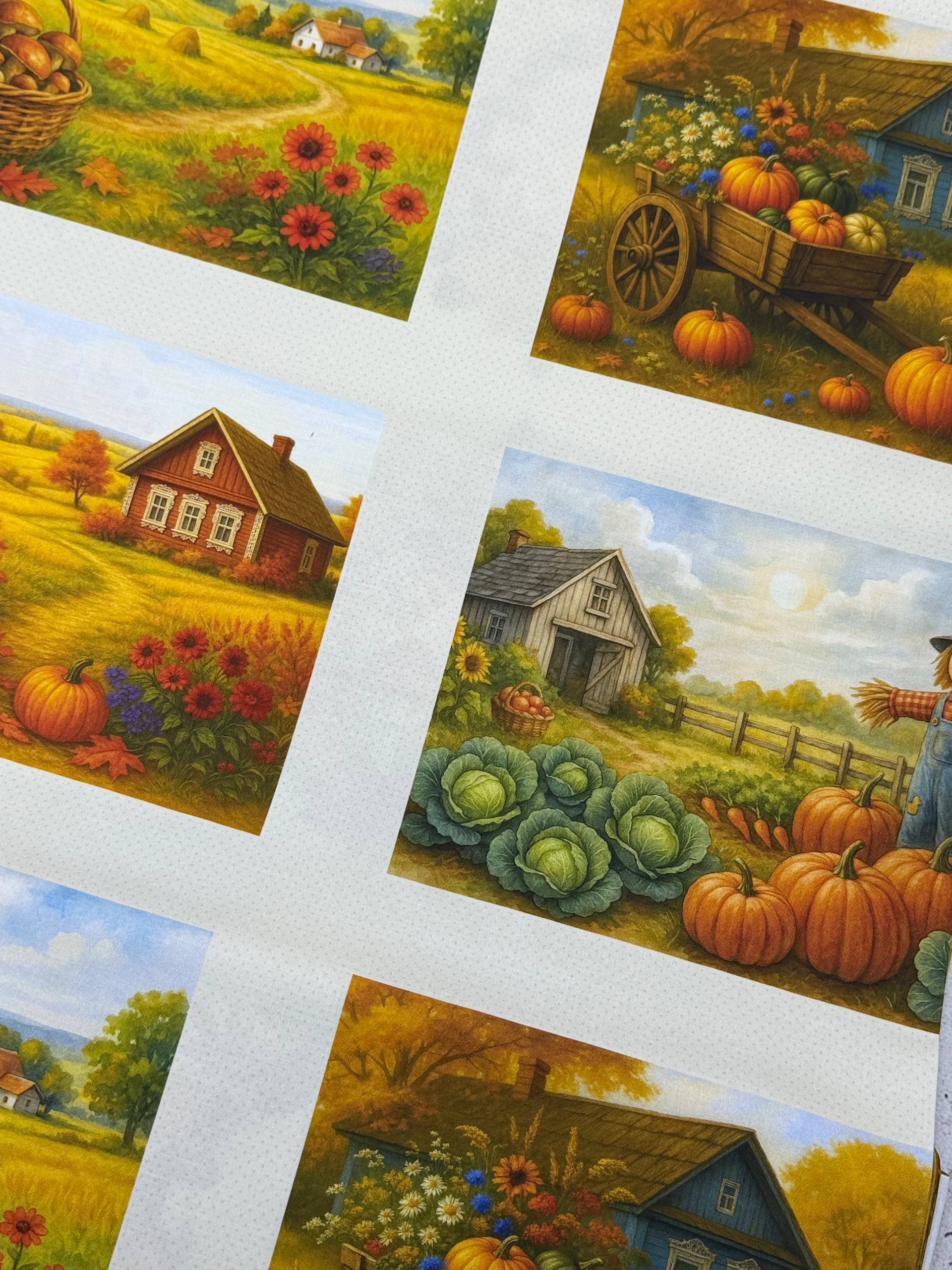 картинка Ткань 100 % хлопок JulidoQuilt 3201 Коллекция Тыквенная ферма от магазина МиТекс на Пушкина 97