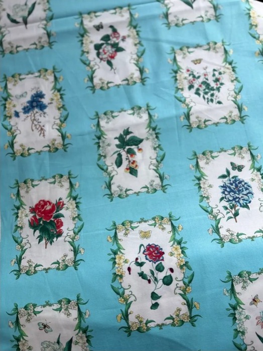 картинка Ткань для лоскутного шитья, Купон на бирюзовом от магазина МиТекс на Пушкина 97