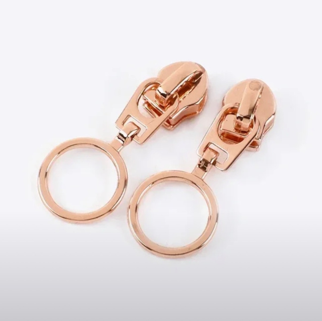 картинка Бегунок галантерейный спираль К6, RoseGold 178 от магазина МиТекс на Пушкина 97