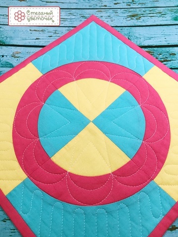 картинка Т21 Шаблон для стежки "Четверть круга" от магазина МиТекс на Пушкина 97