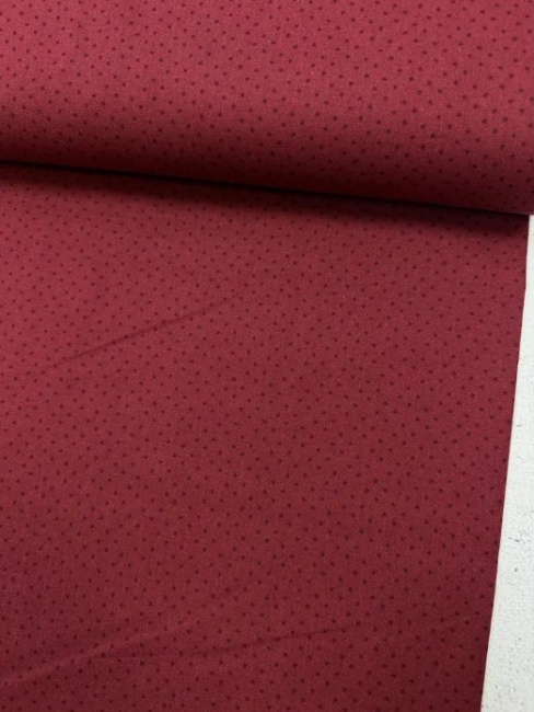 картинка Ткань 100% хлопок Wilmington Prints, Горошек бордовый от магазина МиТекс на Пушкина 97