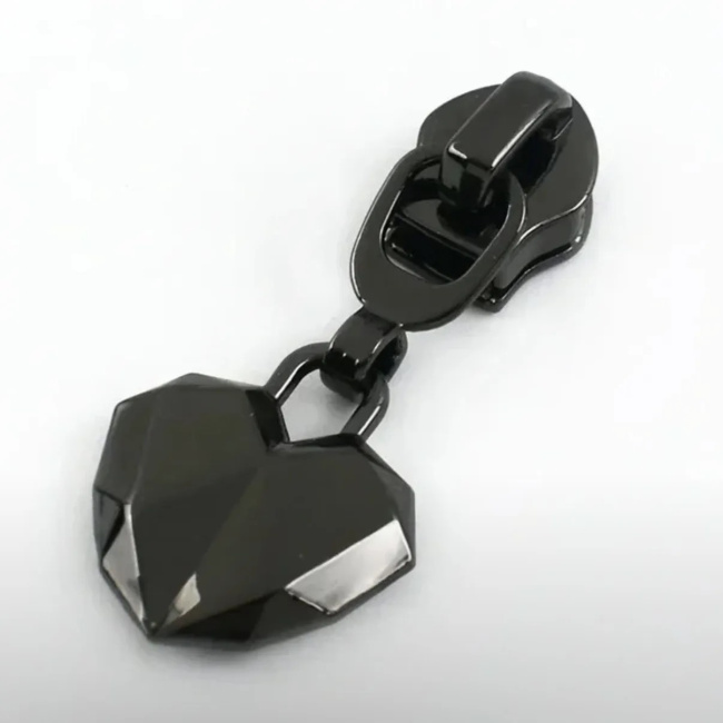 картинка Бегунок галантерейный спираль К6, GunBlack 3D от магазина МиТекс на Пушкина 97