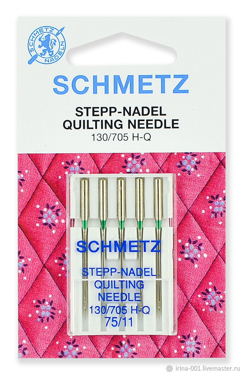 картинка Иглы для быт шв машин Schmetz квилтинг уп 5 шт от магазина МиТекс на Пушкина 97
