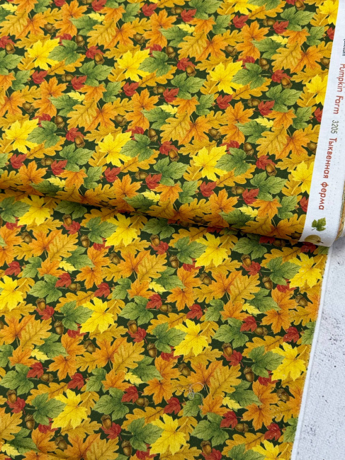 картинка Ткань 100 % хлопок JulidoQuilt 3205 Коллекция Тыквенная ферма от магазина МиТекс на Пушкина 97