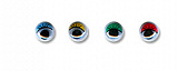MER-10 Глаза круглые с бегающими зрачками d 10 мм  50 шт