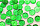 Стразовые серединки пластик 12 мм, упак 100 шт (5015 зеленый)