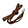 Шнурки плоские 9 мм 7с859 дл. 120 см упак 10 пар (коричневый)