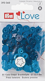 Кнопка 393060 ColorSnaps PrymLove синий/бирюза/чернильный 12 мм Prym уп 30 шт