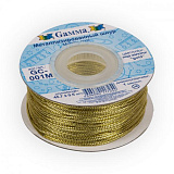 Шнур "Gamma" 1 мм GC-001M метал. (100м)