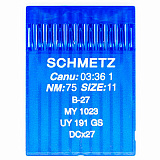 Иглы д/пром. машин Schmetz В-27