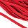 Шнур плоский 10 мм х/б цветной упак 25 м (012 красный)