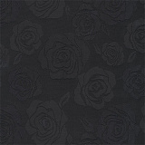 Подклад Taffeta с рисунком JTR-131 черный (розы)