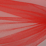 Фатин Кристалл средней жесткости блестящий арт.K.TRM шир.300см, цв. 15 К уп.50м - ярк коралловый