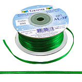 Лента атласная 3 мм ( 1/8 ") AL-3P "GAMMA" 91,4 м