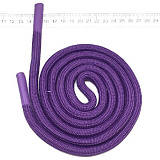 Шнур круглый с декор. наконечником (фиолет) диаметр 1см длина 130см 1шт