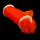 Фатин с глиттером, средней жесткости в шпульках,100% ПЭ шир.150мм уп.9,14м (цв.13 оранжевый)