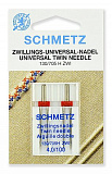 Иглы для быт. шв. машин "Schmetz" двойные,