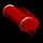 Фатин с глиттером, средней жесткости в шпульках,100% ПЭ шир.150мм уп.9,14м (цв.15 красный)