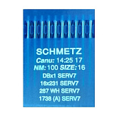 Иглы для пром шв машин Schmetz DB*1 (1738) R SERV7